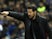 Atletico Madrid's Argentinian coach Diego Simeone gestures during the Spanish league football match Club Atletico de Madrid vs RCD Espanyol at the Vicente Calderon stadium in Madrid on November 28, 2015.