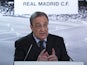 Real Madrid CF president Florentino Perez gives a press conference at Estadio Santiago Bernabeu on November 23, 2015