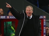Steve McClaren manager of Newcastle United gestures during the Barclays Premier League match between Crystal Palace and Newcastle United at Selhurst Park on November 28, 2015