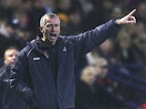 West Ham United Manager Alan Pardew shouts instructions to his players during the Barclays Premiership match between Bolton Wanderers and West Ham United at The Reebok Stadium on December 9, 2006