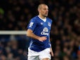 Darron Gibson of Everton during the Barclays Premier League match between Everton and Aston Villa at Goodison Park on November 21, 2015 in Liverpool, England.