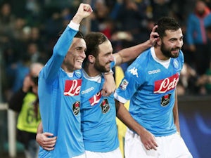 Team News: Napoli make wholesale changes for Roma