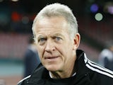 Swansea's Welsh First-Team Coach Alan Curtis looks on before the UEFA Europa League round of 32 second leg football match between SSC Napoli and Swansea City AFC at the San Paolo stadium in Naples on February 27, 2014