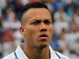 A portrait picture of Honduras' midfielder Arnold Peralta posing before a match in San Pedro Sula, Honduras on October 16, 2012