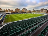 A general view of the Recreation Ground before the Aviva Premiership match between Bath Rugby and Harlequins at the Recreation Ground on October 31, 2015