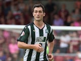 Carl McHugh of Plymouth Argyle in action during the Sky Bet League Two match between Northampton Town and Plymouth Argyle at Sixfields Stadium on August 22, 2015