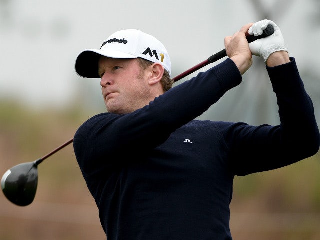 Jamie Donaldson sharing second place in the Andalucia Masters