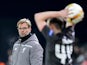 Liverpool's German Coach Jurgen Klopp (L) looks on during the UEFA Europa League group B football match between FC Sion and FC Liverpool at the Tourbillon stadium in Sion on December 10, 2015