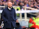 Stefano Colantuono head coach of Udinese Calcio looks during the Serie A match between ACF Fiorentina and Udinese Calcio at Stadio Artemio Franchi on December 6, 2015