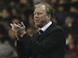 Newcastle United's English head coach Steve McClaren applauds on the touchline during the English Premier League football match between Tottenham Hotspur and Newcastle United at White Hart Lane in north London on December 13, 2015.