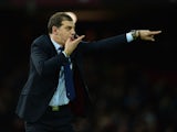 Slaven Bilic manager of West Ham United gestures during the Barclays Premier League match between West Ham United and Stoke City at the Boleyn Ground on December 12, 2015