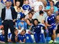 Jose Mourinho shouts from the touchline as Chelsea doctor Eva Carneiro rushes out from the dugout on August 8, 2015