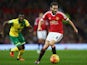 Juan Mata in action during Manchester United's game with Norwich on December 19, 2015
