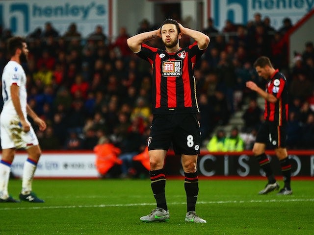 Bournemouth's Harry Arter in action during the game with Crystal Palace on December 26, 2015