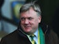 New Norwich City chairman Ed Balls arrives for the game with Aston Villa on December 28, 2015