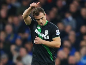 Shaqiri double puts Stoke in front at Everton