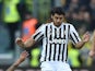 Alvaro Morata in action during the game between Juventus and Hellas Verona on January 6, 2016
