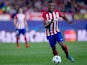 Atletico Madrid's Jackson Martinez in action against Astana in the Champions League on October 21, 2015