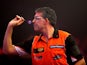 Jeff Smith in action during the BDO Lakeside World Professional Darts Championships on January 10, 2015