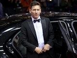 Lionel Messi arrives for the FIFA Ballon d'Or Gala 2015 at the Kongresshaus on January 11, 2016