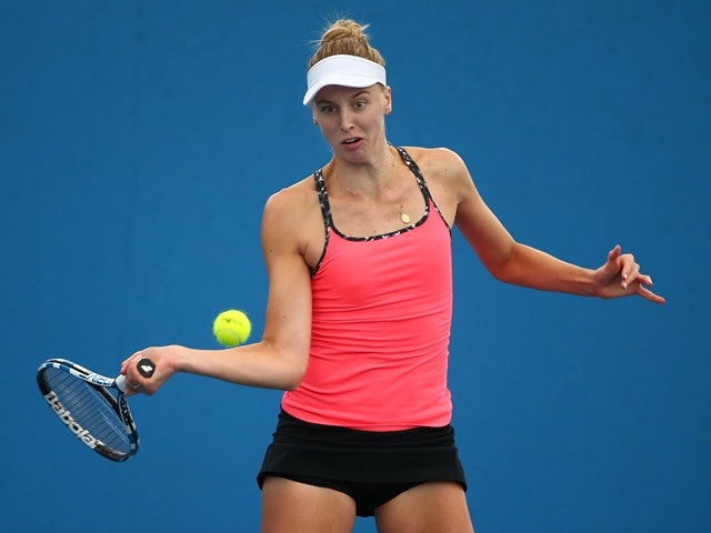 Naomi Broady in action on January 14, 2016