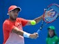 Dan Evans in action on day two of the Australian Open on January 19, 2016