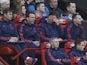 Louis van Gaal puts his head in his hands during the Premier League match between Manchester United and Southampton on January 23, 2016