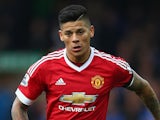 Marcos Rojo of Manchester United in action on October 17, 2015