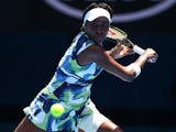 Venus Williams in action on day two of the Australian Open on January 19, 2016