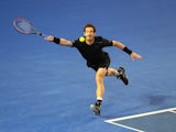 Andy Murray in action during the Australian Open final on January 31, 2016