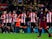 Inaki Williams celebrates with teammates during the Copa del Rey game between Barcelona and Athletic Bilbao on January 27, 2016