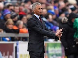 Keith Curle gives instructions during the FA Cup game between Carlisle and Everton on January 31, 2016