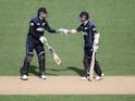 Martin Guptill and Kane Williamson in action during the third ODI between New Zealand and Pakistan on January 31, 2016