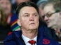 Louis van Gaal watches on during the Premier League game between Manchester United and Stoke on February 2, 2016