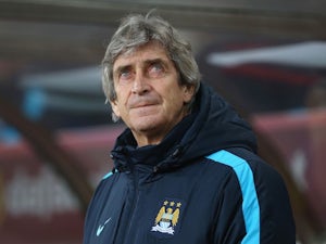 Outgoing manager Manuel Pellegrini watches on during the Premier League game between Sunderland and Manchester City on February 2, 2016