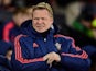 Ronald Koeman gets ready for battle ahead of the Premier League game between Southampton and West Ham United on February 6, 2016