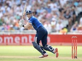 Alex Hales in action during the final ODI between South Africa and England on February 14, 2016