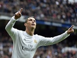 Real Madrid's Cristiano Ronaldo celebrates after scoring against Athletic Bilbao on February 13, 2016