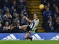 Daryl Janmaat goes down during the Premier League game between Chelsea and Newcastle United on February 13, 2016