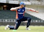 Joe Root strikes a pose during an England training session on February 11, 2016