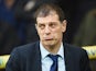  Slaven Bilic looks on prior to the Premier League match between Norwich City and West Ham United on February 13, 2016