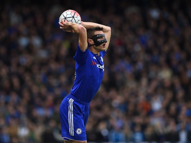 Cesar Azpilicueta in action during the FA Cup game between Chelsea and Manchester City on February 20, 2016