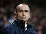 Roberto Martinez looks on prior to the FA Cup fifth-round match between Bournemouth and Everton on February 20, 2016