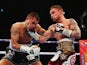Carl Frampton and Scott Quigg in action on February 27, 2016