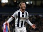 Craig Gardner of West Bromwich Albion celebrates scoring against Crystal Palace at The Hawthorns on February 27, 2016