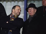 Ed Woodward and Bobby Charlton have a natter during the FA Cup game between Shrewsbury Town and Manchester United on February 22, 2016