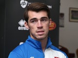 John Marquis looks thrilled to have joined Northampton Town on loan on February 22, 2016