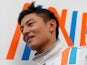 Team Manor's Rio Haryanto gives a press conference at the Circuit de Catalunya on February 24, 2016