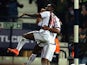Saido Berahino celebrates scoring his team's third goal during the Premier League match between West Bromwich Albion and Crystal Palace at The Hawthorns on February 27, 2016