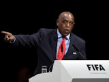 FIFA presidential candidate Tokyo Sexwale talks during the Extraordinary FIFA Congress at Hallenstadion on February 26, 2016